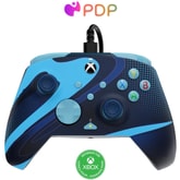 Thumbnail preview of PDP Xbox REMATCH GLOW Wired Controller - Blue Tide