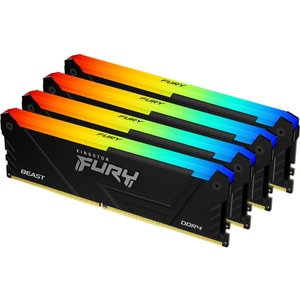 Kingston FURY Beast RGB 32GB DDR4 3600MHz DIMM RAM Kit 2x16GB
