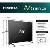 Thumbnail preview of Hisense 65A6NTUK TV