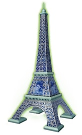 Thumbnail preview of Glow in the Dark Eiffel Tower 216 Piece 3D Puzzle