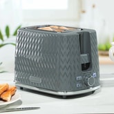 Thumbnail preview of Daewoo Argyle 2 slice toaster Grey