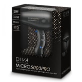 Thumbnail preview of Diva Pro Styling Micro 5000 Pro Mini Hair Dryer Black