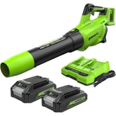Thumbnail preview of Greenworks GD24X2ABK2X Cordless Leaf Blower