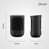 Thumbnail preview of Duux Zone Personal Fan Heater Black DXCH41UK