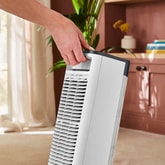 Thumbnail preview of Morphy Richards HeatFlux 2kW Tower Fan Heater White 825401