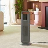 Thumbnail preview of Morphy Richards HeatFlux 2kW Tower Fan Heater Grey 825404